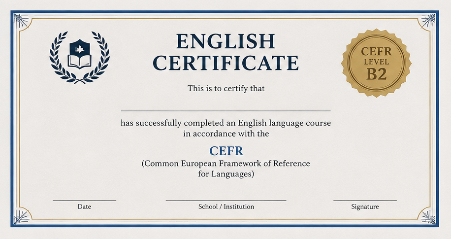 English certificate